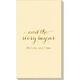 And the Story Begins Linen Like Guest Towels Image 2 of 2